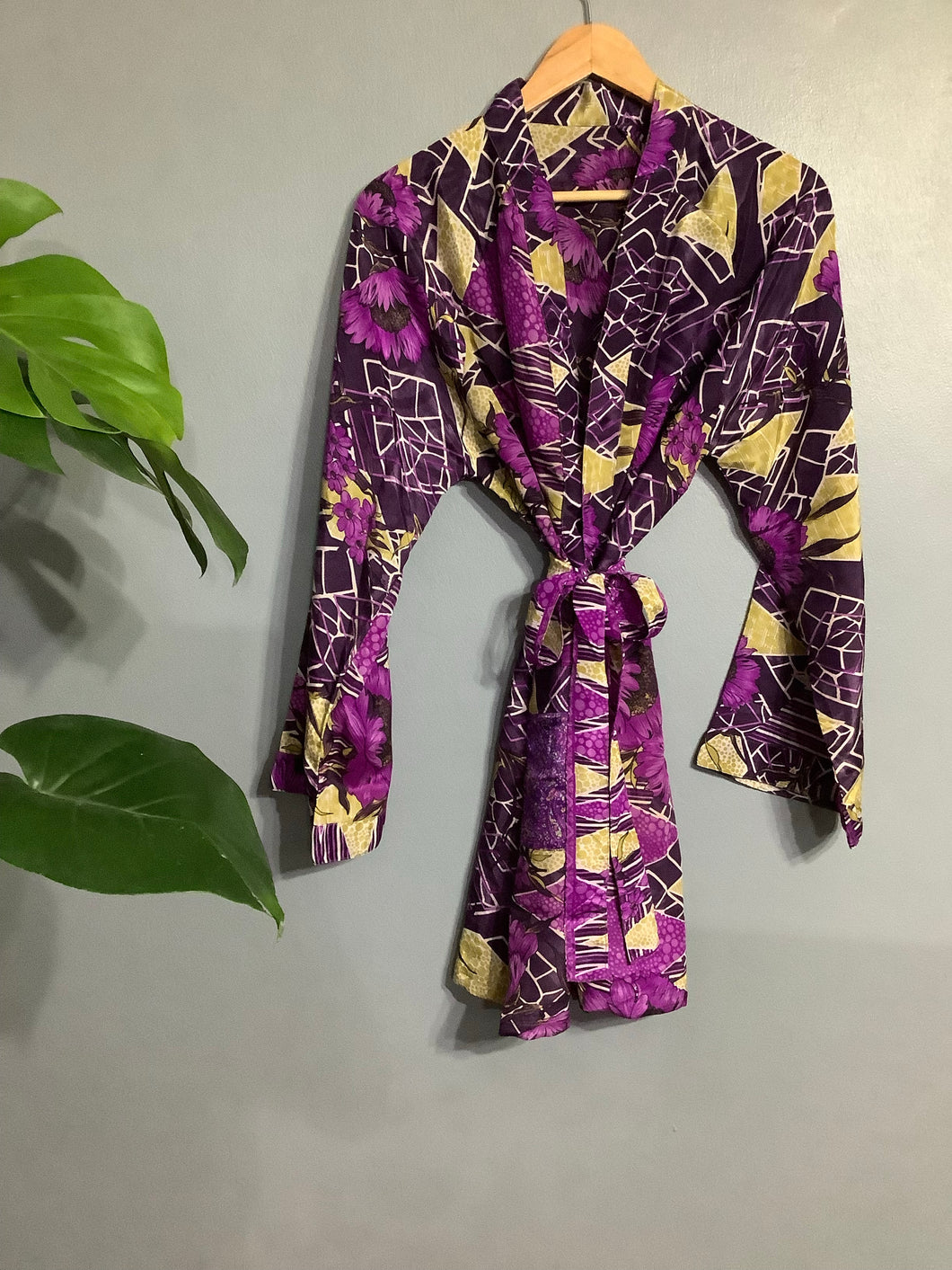 MURASA Short Silk Kimono