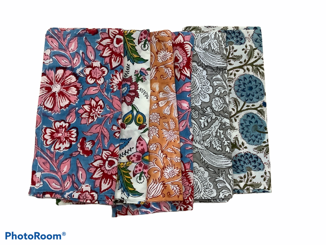 Assorted Floral Table Napkins