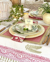 Load image into Gallery viewer, FERN Table Cover and Napkin Set
