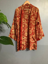 Load image into Gallery viewer, YUKA Short Silk Kimono
