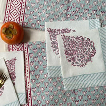 Load image into Gallery viewer, LEAF and GEO Placemat and Napkin Set
