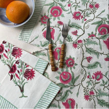 Load image into Gallery viewer, PUNCH and MINT Placemat and Napkin Set
