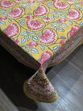 Load image into Gallery viewer, KAMAL YELLOW Table Cover
