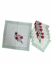 Load image into Gallery viewer, PUNCH and MINT Placemat and Napkin Set
