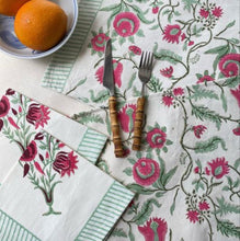Load image into Gallery viewer, PUNCH and MINT Placemat and Napkin Set
