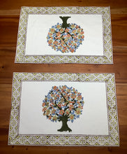 Load image into Gallery viewer, RAINBOW TREE Placemat and Napkin Set
