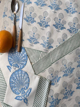 Load image into Gallery viewer, AZURE and Stripes Placemat and Napkin Set
